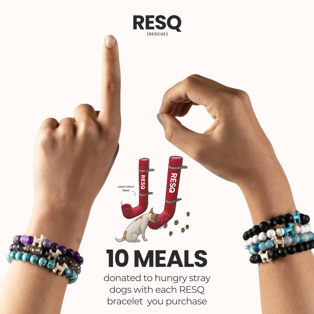 RESQ Dog Beaded Bracelet